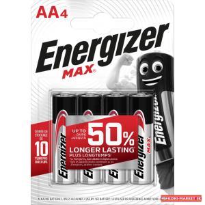 Batéria alkalická Energizer Max 1,5 V, typ AA,4 ks