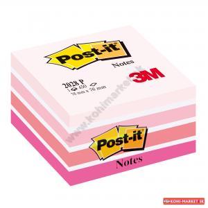 Bloček kocka Post-it 76x76 ružová