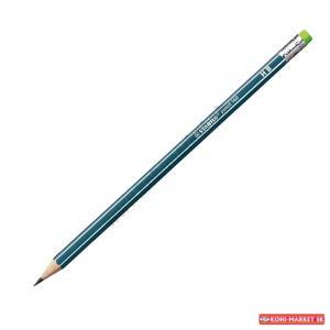 Ceruzka STABILO 160 HB s gumou petrolejová 12ks