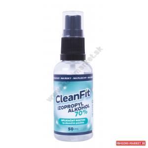 CleanFit dezinfekčný roztok IZOPROPYL 70% s rozprašovačom 50 ml