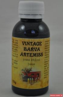 Farba kriedová - vintage Artemiss čierna farba 110g