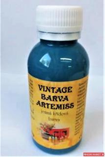 Farba kriedová - vintage Artemiss tyrkysová farba 110g V32