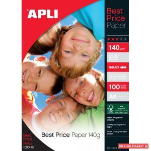 Fotopapier APLI A4 Best Price lesklý 140g 100 hárkov