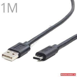 GEMBIRD Kábel USB 2.0 - USB 3.1 Type C 1M