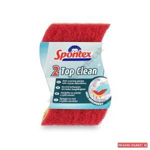 Hubka na riad viskózna Spontex Top Clean 2 kusy