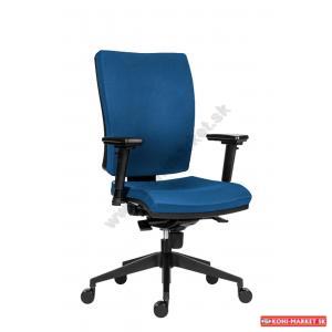 Kancelárska stolička 1380 Flute/Rahat SYN  D4 modrá