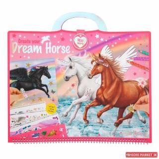 Kreatívna omaľovánka Miss Melody Dream Horse, 305 samolepiek