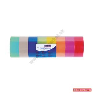 Lepiaca páska DONAU farebná 18 mm x 18 m 8ks mix farieb
