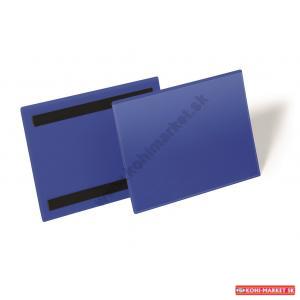 Magnetické vrecko na dokumenty 210x148mm na šírku 50ks modré