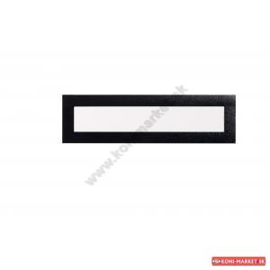 Magnetický DURAFRAME MAGNETIC Top pre A4, 210x40 mm, čierny