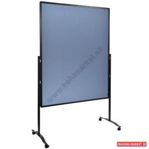 Moderačná tabuľa plstená 150x120 cm PREMIUM PLUS modrosivá