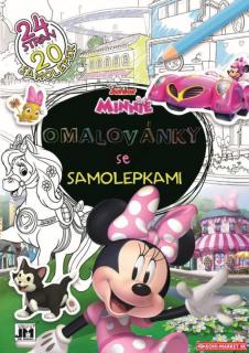 Omaľovánka A4 Minnie+samolepky