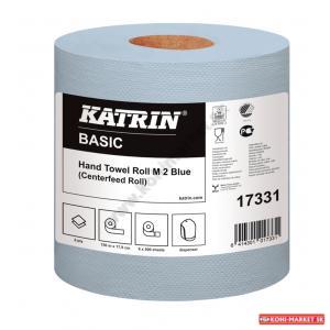 Papierové utierky v roliach KATRIN Basic M2 blue, návin 150 m (6 ks)