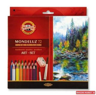 Pastelky MONDELUZ 3714/72  Akvarel  ART - SET