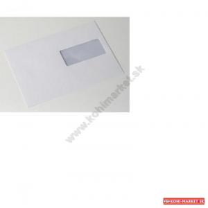 Poštové obálky C5 ELCO s páskou, okienko vpravo, 100 ks