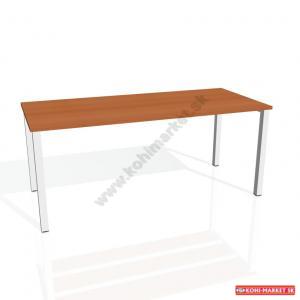 Rokovací stôl Uni, 180x75,5x80 cm, čerešňa/sivá