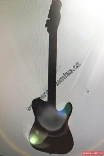 Šablóna na maľovanie  6,5 x 9 cm gitara