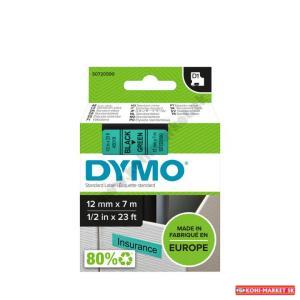 Samolepiaca páska Dymo 45019 D1 12 mm zelená/čierna kompatibilná