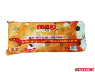 Toaletný papier PrimaSoft Maxi 10ks 2vrst.celulóza