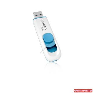 USB kľúč ADATA Flash Disk 32GB C008, USB 2.0 Classic, bílá