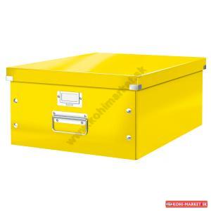 Veľká škatuľa A3 Click & Store žltá