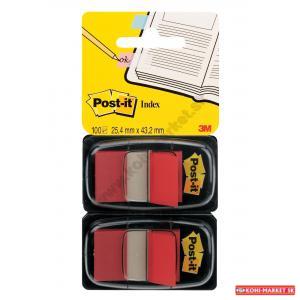 Záložky Post-it Index široké 25,4x43,2 červená 2ks