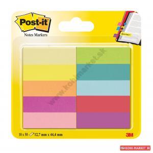 Záložky Post-it papierové 12,7x44,4mm