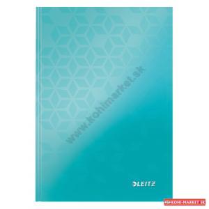 Záznamová kniha Leitz WOW A5 80 listov linajková ľadovo modrá