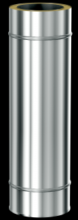Nerezová izolovaná rúra 1000mm - ⌀160 - 0,5/30mm (+SP)