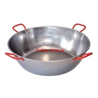 Panvica PAELLA (WOK) 65 cm (Oceľová panvica PAELLA (WOK) + 4 ušká, priemer 65 cm)