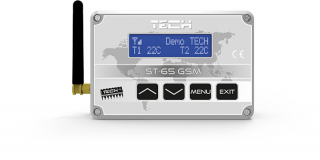 GSM modul TECH EU-65  (ovládanie kotla cez mobilný telefón cez SMS správy)