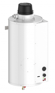 Plynový závesný zásobníkový ohrievač vzduchu Quantum Q7EU-120-VENT-C   (C  s uzavretou spaľovacou komorou a núteným odťahom spalín )