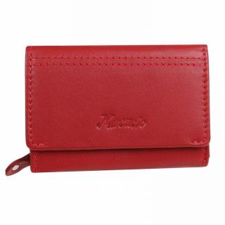Červená dámska peňaženka z nappa kože MERCUCIO 7 kariet červená