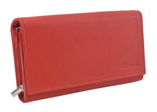 Červená listová peňaženka MERCUCIO 11835