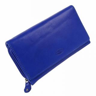 Dámska kožená peňaženka BRANCO viacdielna, parížska modrá