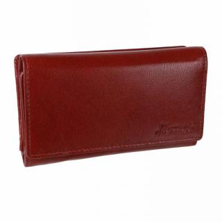 Exkluzívna červená peňaženka MERCUCIO 15 kariet, stredný typ