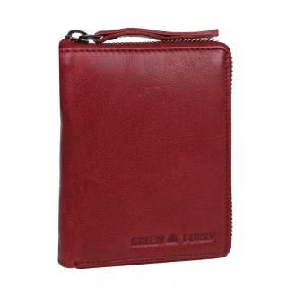 Exkluzívna kožená peňaženka so zipsom GreenBurry 10x13