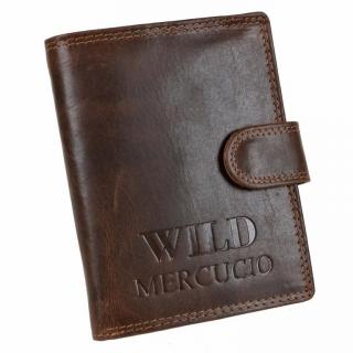 Kožená pánska peňaženka pre 11 kariet MERCUCIO