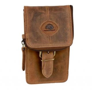 Kožené puzdro-peňaženka na opasok GREENBURRY hnedé