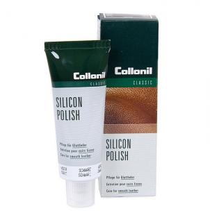 Krém na kožu COLLONIL SILICON POLISH svetlohnedý 75 ml