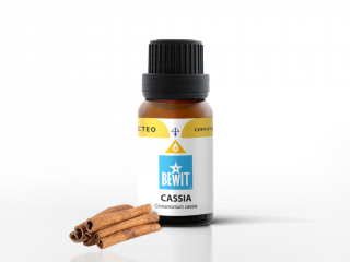 Kvalitný esenciálny olej ŠKORICA (CASSIA) BEWIT 15 ml