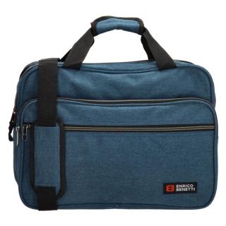 Textilná taška na cestovanie unisex ENRICO BENETTI modrá