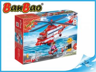 BanBao Hasičský vrtulník 272ks + 3 figurky ToBees