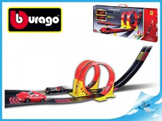 Bburago Auto &amp; Play Ferrari závodní dráha Duo Loop