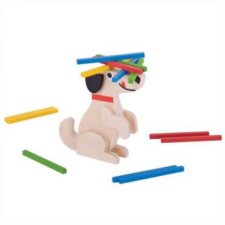 Bigjigs Toys dřevěná motorická hra - Kolik pes unese?