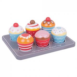 Bigjigs Toys Dřevěné hračky - Muffiny