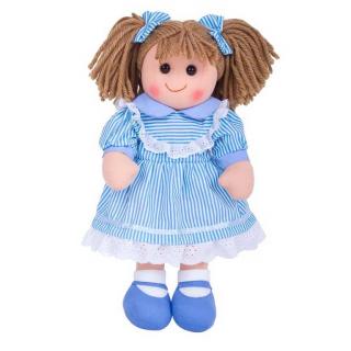 Bigjigs Toys látková panenka Amelia 35 cm
