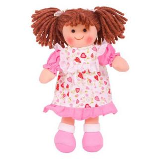 Bigjigs Toys látková panenka Amy 25 cm