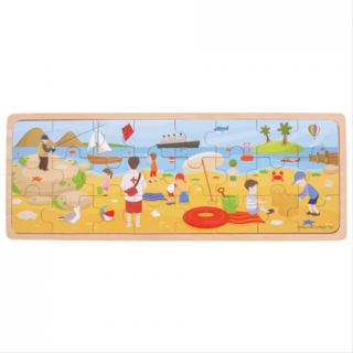 Bigjigs Toys puzzle - Na pláži