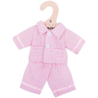 Bigjigs Toys růžové pyžamo pro panenku 25 cm